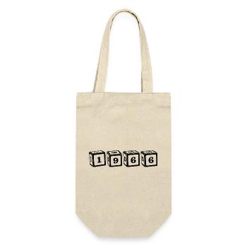 66 - Gift Bag for Bottles - nature - Front