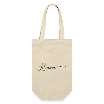 Liliana Prénom Décoratif - Sac à bouteille - nature - Devant