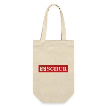 Schur gon Dach Gemorje im Siegerland Sejerlänner  - Geschenkbeutel für Flaschen - Natur - Vorne