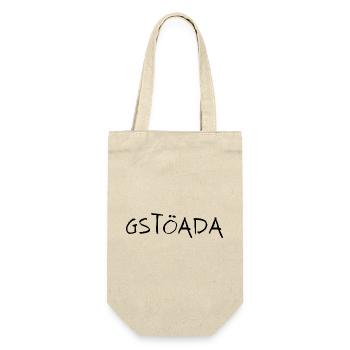 Gstöada - Geschenkbeutel für Flaschen - Natur - Vorne