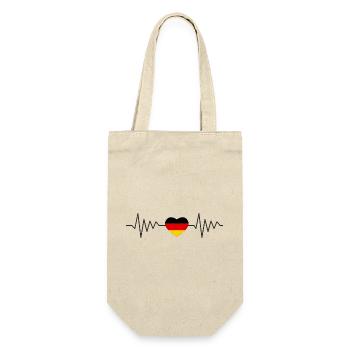 Maillot de fan de football ECG de l’Allemagne Heartbeat - Sac à bouteille - nature - Devant