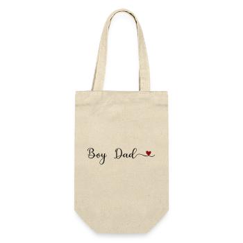 Boy Dad - Gift Bag for Bottles - nature - Front