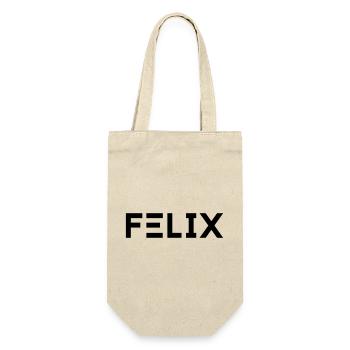 First name Felix - Gift Bag for Bottles - nature - Front