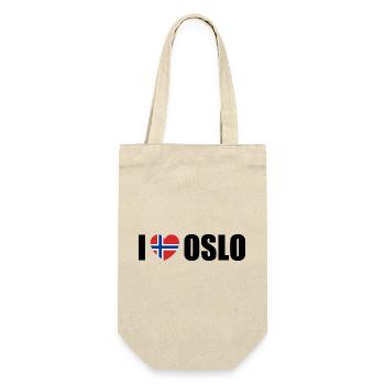 J’adore Oslo, Norvège - Sac à bouteille - nature - Devant