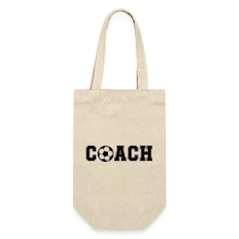 Football Coash - Gift Bag for Bottles - nature - Front