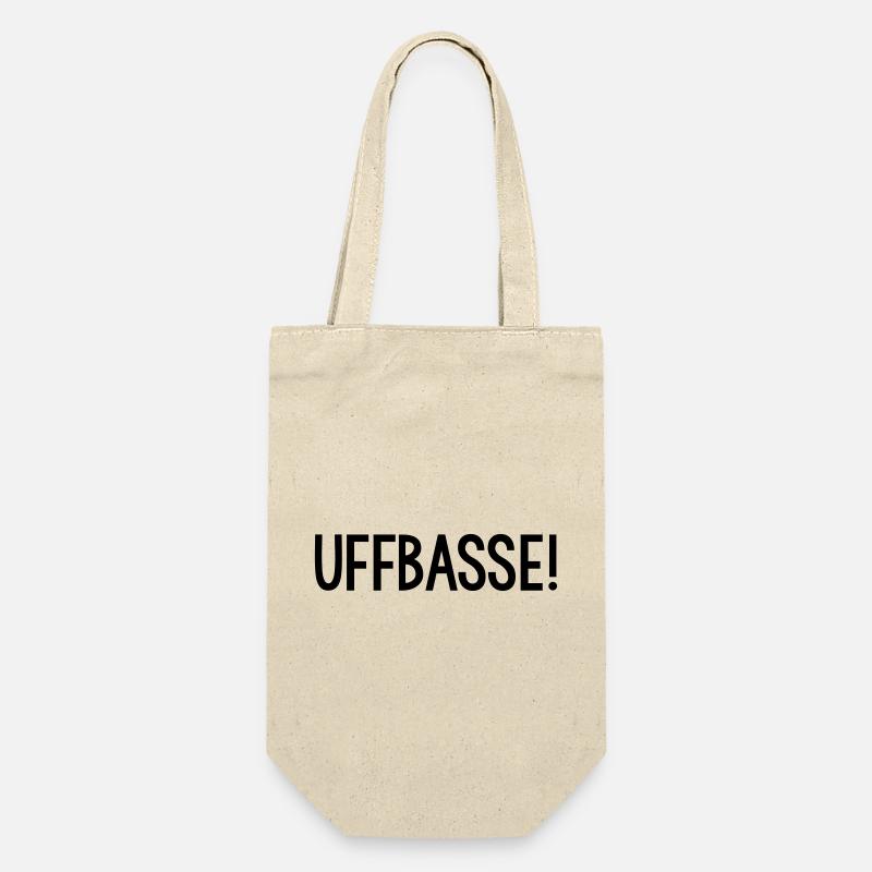 UFFBASSE Dialekt badisch - Geschenkbeutel für Flaschen - Natur