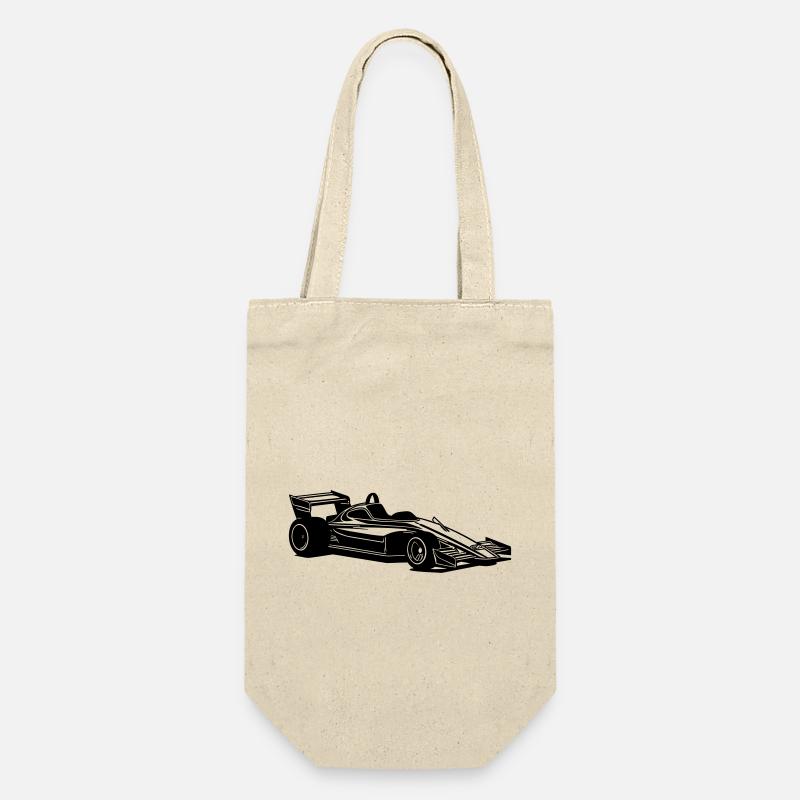 Voiture de course - Sac à bouteille - nature