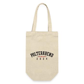 Polterabend 2024 - Geschenkbeutel für Flaschen - Natur - Vorne