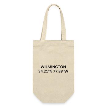 Coordonnées Wilmington, Caroline du Nord, États-Unis - Sac à bouteille - nature - Devant