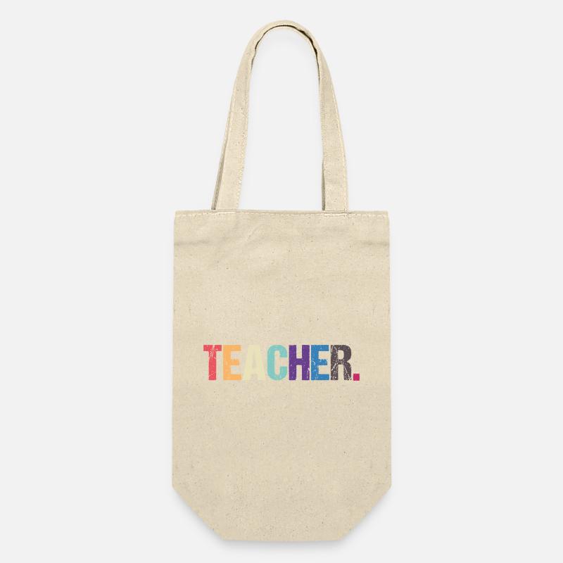 Conception colorée de TEACHER - Sac à bouteille - nature