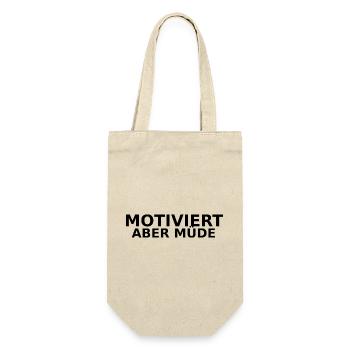 Motivated but tired - Gift Bag for Bottles - nature - Front