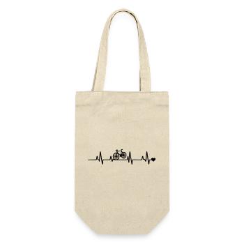Bicycle heartbeat - Gift Bag for Bottles - nature - Front