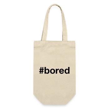 BORED Hashtag Boredom - Gift Bag for Bottles - nature - Front