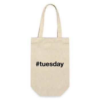 TUESDAY Hashtag tuesday - Gift Bag for Bottles - nature - Front