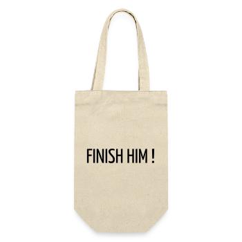 Quote / Gaming / Geek / Gamer / Computer / Game - Gift Bag for Bottles - nature - Front