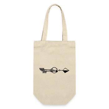 Strange black arrow - Gift Bag for Bottles - nature - Front