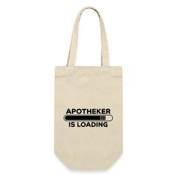 Apotheker Spruch Beruf Lustiges Apotheker Geschenk - Geschenkbeutel für Flaschen - Natur - Vorne