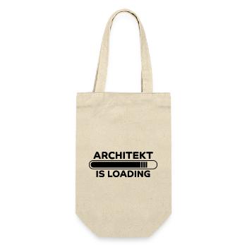 Architekt Spruch Architektur Architekt Geschenk - Geschenkbeutel für Flaschen - Natur - Vorne