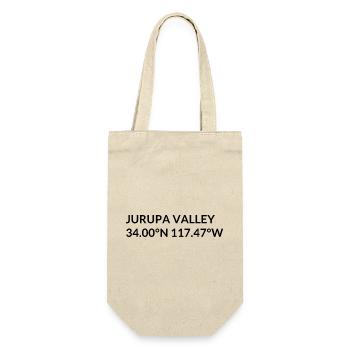 Jurupa Valley California USA Koordinaten - Geschenkbeutel für Flaschen - Natur - Vorne