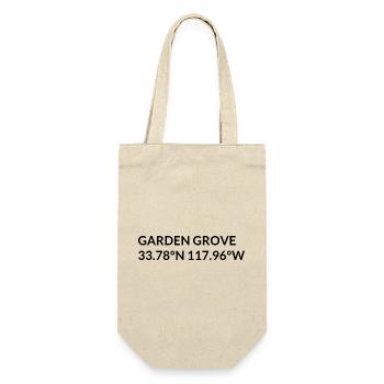 Garden Grove, California, USA Coordinates - Gift Bag for Bottles - nature - Front