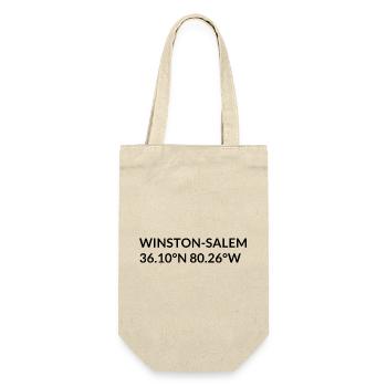 Winston-Salem, North Carolina, USA Coordinates - Gift Bag for Bottles - nature - Front