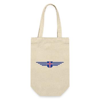 J’aime l’Islande Design T-Shirt Tenue - Sac à bouteille - nature - Devant