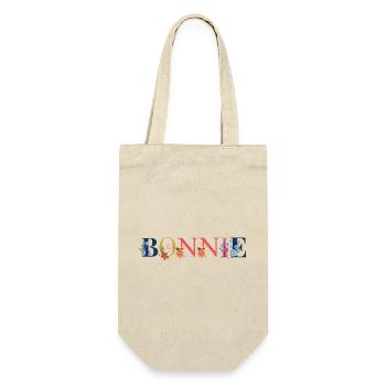 BONNIE name adorned with flowers - Gift Bag for Bottles - nature - Front