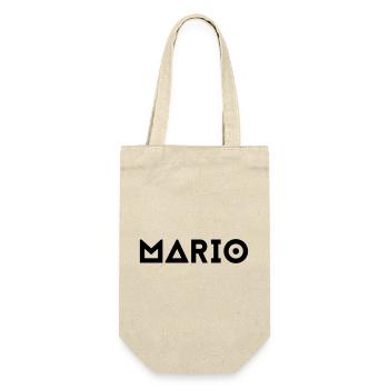 First name Mario - Gift Bag for Bottles - nature - Front