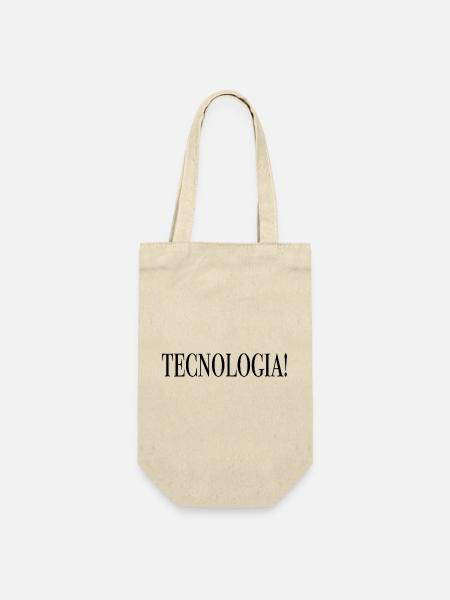 Tecnologia schwarz - Geschenkbeutel für Flaschen - Natur