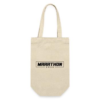 Marathon 2026 - Gift Bag for Bottles - nature - Front