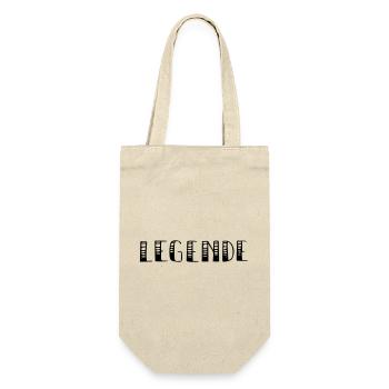 Legende - Geschenkbeutel für Flaschen - Natur - Vorne