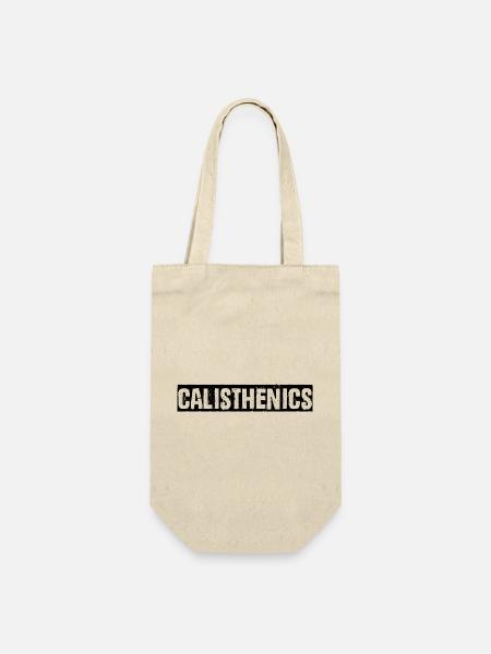 Calisthenics - Geschenkbeutel für Flaschen - Natur