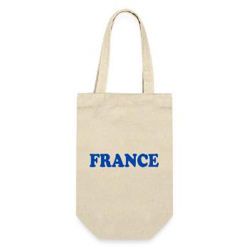 France - Gift Bag for Bottles - nature - Front