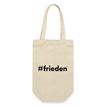 Frieden - Geschenkbeutel für Flaschen - Natur - Vorne
