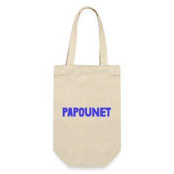 PAPOUNET. PAPA. FÊTE DES PÈRES. BONNE FÊTE PAPA - Sac à bouteille - nature - Devant