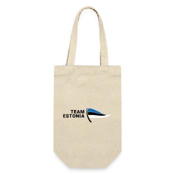 Team Estonia - Geschenkbeutel für Flaschen - Natur - Vorne