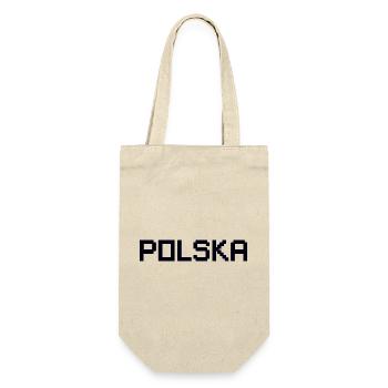 POLSKA Poland - Geschenkbeutel für Flaschen - Natur - Vorne