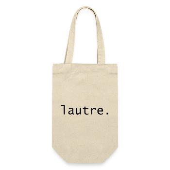 Lautre - Geschenkbeutel für Flaschen - Natur - Vorne