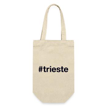 TRIESTE Hashtag - Geschenkbeutel für Flaschen - Natur - Vorne