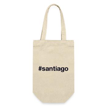 SANTIAGO Hashtag Chili - Sac à bouteille - nature - Devant