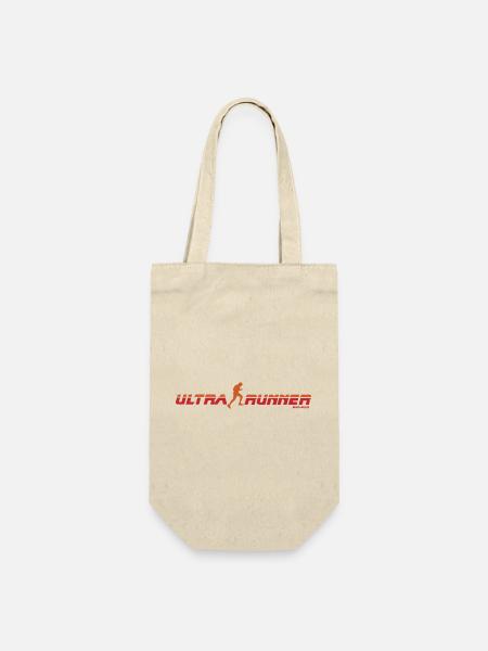 Ultra Runner - Lauf im stylischen Ultra-Runner-Design - Geschenkbeutel für Flaschen - Natur