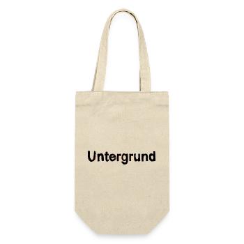 Undergrung hiphop - Geschenkbeutel für Flaschen - Natur - Vorne