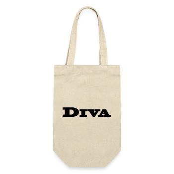 DIVA - Geschenkbeutel für Flaschen - Natur - Vorne