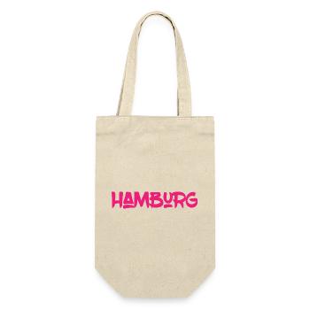 Hamburg - Hansestadt - Alster - Elbe - Hafen - Geschenkbeutel für Flaschen - Natur - Vorne
