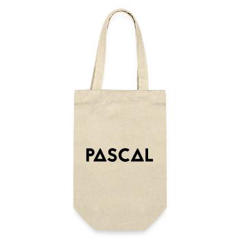 First name Pascal - Gift Bag for Bottles - nature - Front