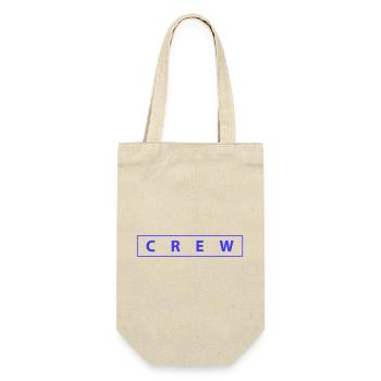 crew_01- - Geschenkbeutel für Flaschen - Natur - Vorne