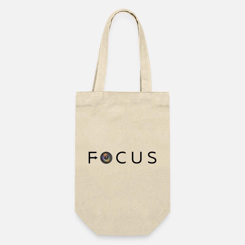 Fokus-Objektiv - Geschenkbeutel für Flaschen - Natur
