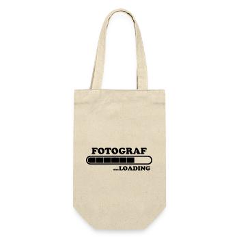 Fotograf Spruch Foto Lustiges Fotograf Geschenk - Geschenkbeutel für Flaschen - Natur - Vorne