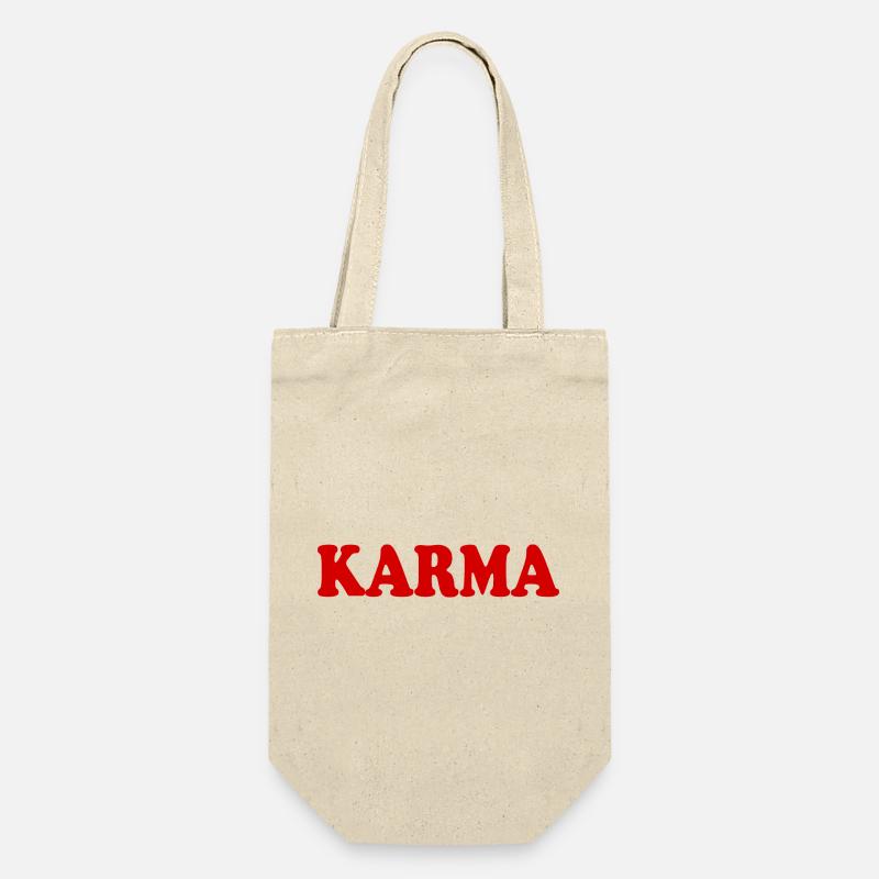 Karma - Geschenkbeutel für Flaschen - Natur