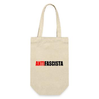 antifascista - Geschenkbeutel für Flaschen - Natur - Vorne
